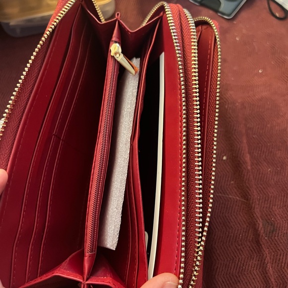 NWT pink JM collections double zipper wallet - Picture 5 of 6